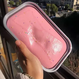 PU Anti-Stress Release Squishy <b>Toy</b> Slow Rising Sticky <b>Box</b> Ball Unisex 14 Years & Strawberry Cake Squeeze Butter Ice Cream Cheese - Product Image 1