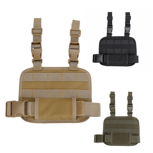 Vente en gros de plate-forme de sac de jambe de chute tactique plate-forme de cuisse MOLLE avec ceinture réglable et pochette de sangles de cuisse - Product Image 1