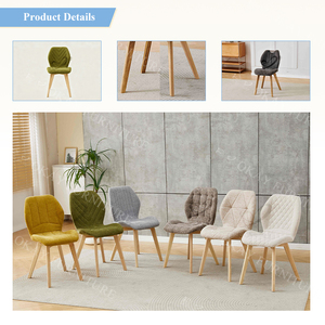 Chaise <span class=keywords><strong>de</strong></span> salle à manger OKAY, vente en gros d'usine, chaise d'appoint moderne rembourrée, option tissu multicolore, chaises <span class=keywords><strong>de</strong></span> salle à manger ergonomiques et stables - Product Image 2