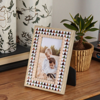 Daxin Rectangle Décoration de la maison Cadre photo MDF