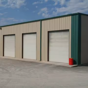 80m2 Design Moderne 3-Voiture Cadre Métallique Préfabriqué Structure Métallique Bâtiment Extérieur Parking <span class=keywords><strong>Garage</strong></span> Structure Métallique - Product Image 1