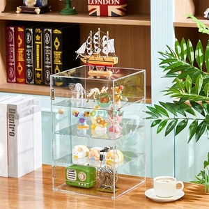 Tùy chỉnh cửa hàng bán lẻ Acrylic hiển thị trường hợp rõ ràng Acrylic Hiển thị nội các con số phim hoạt hình con số mù Hộp đồ chơi Acrylic hiển thị trường hợp - Product Image 5