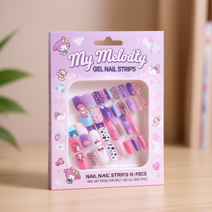 Tiras de Gel para Uñas My Melody, 16 Piezas, Calcomanías para Uñas para Uso Diario, para Todo Tipo de Piel - Product Image 3