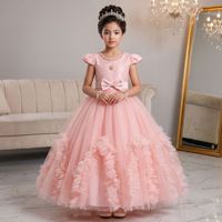 Robe de princesse en tulle à paillettes pour filles, robe de demoiselle d'honneur pour Noël, Nouvel An, fête d'anniversaire