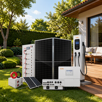 Sistem Tenaga Surya Hibrida Oryta 10-30KW Kit Surya Komersial Lengkap Dengan Baterai LiFePO4 dan Panel Surya