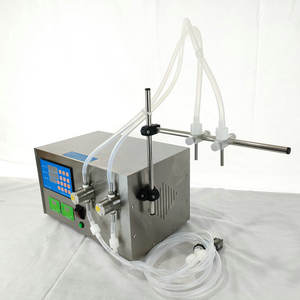 เครื่องบรรจุของเหลวด้วยปั๊มแม่เหล็กแบบหัวคู่ 220V กึ่งอัตโนมัติ ความแม่นยำสูง สำหรับขวดโยเกิร์ตและของเหลว - Product Image 5