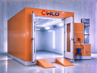 Cabine de peinture et de séchage WLD-M pour l'autopeinture