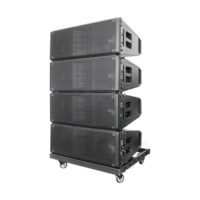 Enceinte active DASN LA6 500W RMS, enceinte de scène pour concert, enceinte line array, caisson de basses, système de sonorisation pour fête