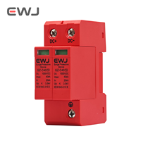 EWJ 500V-1000V DC Protection contre les surtensions solaires photovoltaïques Protection contre la foudre pour les systèmes solaires industriels T1 T2 1000V