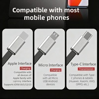 Llavero USB Retráctil 3 en 1 con Logotipo Personalizado, Cable de Aluminio para Transferencia de Datos, Tipo C, para Llaves de Coche