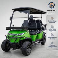 Entrepôt de Dubaï et d'Indonésie, livraison rapide, buggy électrique touristique 6 places, voiturette de golf électrique 6 places