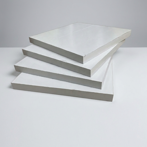 White PVC WPC Foam Board Sheet 12mm Thickness 0.6 G/cm3 Density Anti-Termitic <b>Plastic</b> Panels Cabinet Making <b>Kitchen</b> Surfaces - Product Image 1