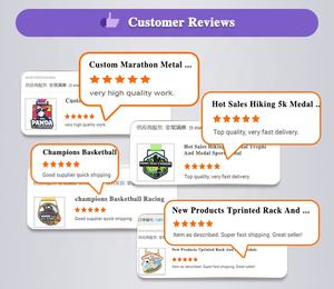 Barato Square Mascot 5K Plain Race Marathon Medallas Para Personalizar Sport Award Trofeos Metal Diseño personalizado Trofeos Medallas - Product Image 5