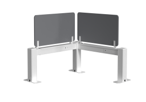 AOKE-Divisor de escritorio acústico <span class=keywords><strong>para</strong></span> muebles de oficina, pantalla con solución de enchufes de alimentación - Product Image 2