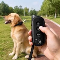 Mode d'entraînement sans choc, Entraînement à distance pour chien, Collier anti-aboiement, Portée de 300 m, Charge rapide, Longue autonomie, Rechargeable
