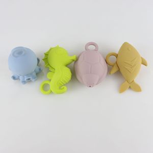 Jouets de bébé en silicone souple sans BPA de 6 à <span class=keywords><strong>12</strong></span> <span class=keywords><strong>mois</strong></span> Ensembles de jouets sensoriels <span class=keywords><strong>pour</strong></span> <span class=keywords><strong>le</strong></span> <span class=keywords><strong>bain</strong></span> des animaux de dentition Jouets promotionnels - Product Image 5