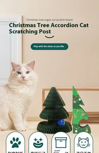 Christmas <b>Cat</b> Toy Vertical Wall-Mounted <b>Scratching</b> Board Scratch-Resistant <b>Cat</b> <b>Tree</b> - Product Image 6