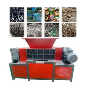 Dete Wooden metal scrap shredding industrial rubber plastic shredder machine crusher tire shredding machines