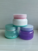Chine Usine pp Pot de Crème Pot en Plastique à Double Paroi 50g 100g 150g Bouteilles en Plastique