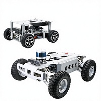 Châssis de véhicule à quatre roues motrices de haute qualité WD, plateforme de robot chenille ROS Lidar, vitesse de 40 km/h, charge utile de 10 kg, personnalisable