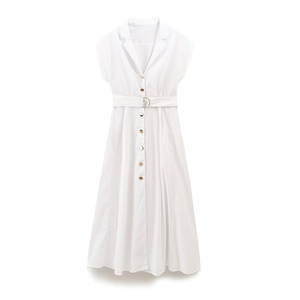 <span class=keywords><strong>V</strong></span>êtements pour femmes 2025 été nouvelle série de mode robe de broderie creuse rétro sans manches décontracté dames robe - Product Image 1
