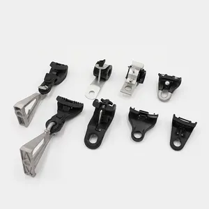 Electrical ABC Accessories Fiber Optic Drop Cable Clamp Insulation Suspension Dead End Anchor Clamps