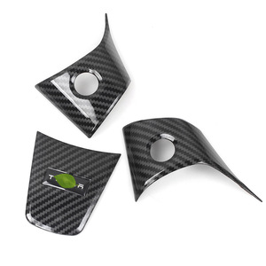 Autocollants de garniture de volant en fibre de carbone RAS pour Tesla Model 3 Y, revêtement intérieur de luxe en plastique ABS - Product Image 5