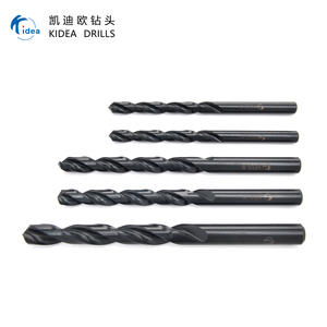 Kidea công cụ DIN 338 gang hoàn toàn mặt đất nitride-Đen tráng Twist khoan bit 0.5mm-20mm - Product Image 4