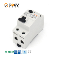 Disjoncteur miniature en plastique JVL7-63 personnalisé, 4P, capacité de coupure 10kA, 415V, protection contre les surcharges bimétalliques, modulaire