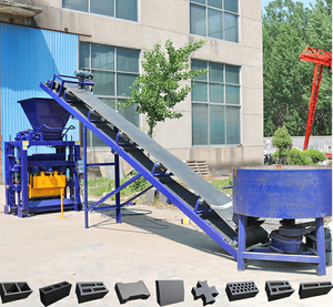 Mới rung động cát bay tro động cơ động cơ hộp số hộ gia đình hướng dẫn sử dụng xi măng rỗng Máy làm PLC đất sét khuôn qt4 sử dụng nhà sử dụng - Product Image 1