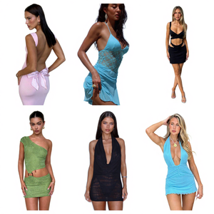 Распродажа: Оптовые партии женских повседневных платьев от известных брендов, новые и б/у, из смешанных материалов, летние, случайная отгрузка - Product Image 3