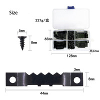 100PCS Cadre Double Trou En Dent De Scie Crochets Suspendus Kit avec Vis pour Peintures Photos Art Photo Cintres