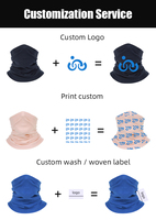 Bandana tubulaire multifonctionnel sans couture avec logo personnalisé, tissu coupe-vent, maintien au chaud, couvre-cou anti-humidité