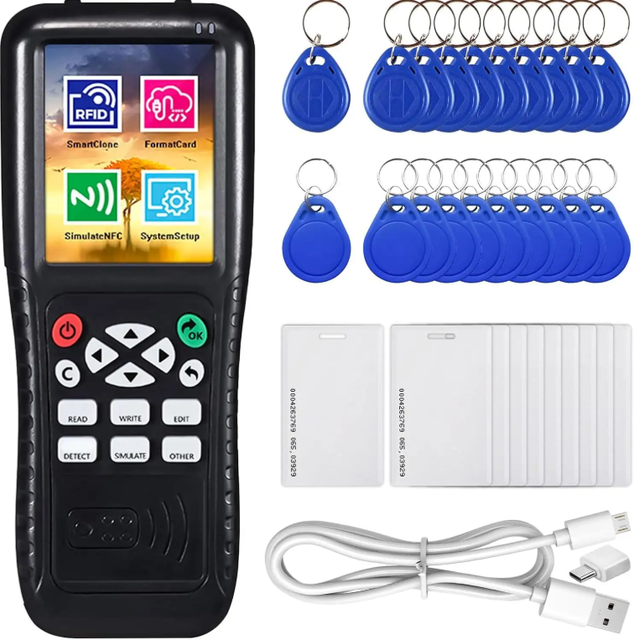 ICopy X100 Full Decode RFID Copier Newest NFC 125khz 13.56mhz Duplicator Reader Writer USB Wi-Fi English Locksmith Supplies
