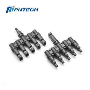 Connecteur solaire certifié IEC de type T 6P PV004-T5 1000V DC étanche résistant aux UV 30A en cuivre étamé à noyau unique boîtier PC - Product Image 2