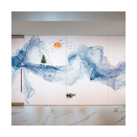 Film intelligent PDLC auto-adhésif commutable électroniquement avec isolation thermique pour la décoration de vitres d'hôtel, sur mesure