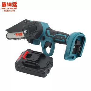 Mini tronçonneuse sans fil de 4 pouces, chaîne d'alimentation sans fil, scies à chaîne 21V, tronçonneuse à batterie portable - Product Image 2