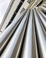 Tuyau filtrant à fentes galvanisé ERW de haute précision avec fentes uniformes pour une filtration constante