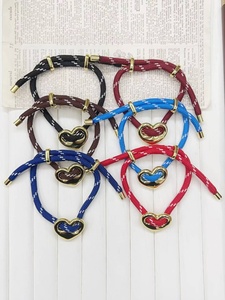 CH-JDT0778 Magnifique <span class=keywords><strong>bracelet</strong></span> élastique en perles de <span class=keywords><strong>plastique</strong></span> colorées, taille réglable, <span class=keywords><strong>bracelet</strong></span> rouge/rose/orange/jaune pour cadeau - Product Image 3