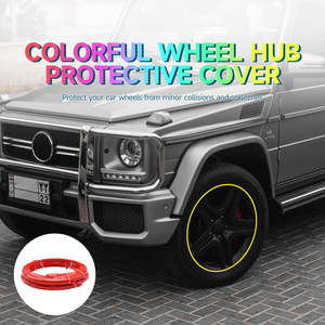 4-teiliges Set Universelle Stilvolle Autofelgen-Schutzabdeckungen für 12-24 Zoll PKW/LKW Leichtmetallfelgen Hochwertiger Felgenschutz - Product Image 2