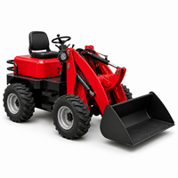 Chargeur frontal électrique miniature FS 500 avec godet pour travaux de construction, certifié CE