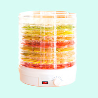 Déshydrateur alimentaire électrique portable en acier inoxydable à 5 niveaux pour fruits et légumes, machine de conservation domestique
