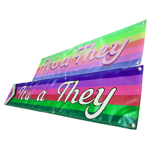 Custom Vinyl Advertising Banners & Promotional Flags UV Printed for Events and Retail Marketing