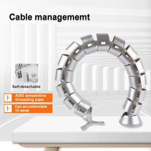 Attaches de câble de gestion de câble ABS argent/noir TA 100 Organisateurs <span class=keywords><strong>électronique</strong></span>s Produit - Product Image 4