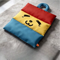 Tapis rafraîchissant pour chien et chat, lit pour animaux de compagnie réversible à trois plis pour l'été et l'hiver, tapis pliable résistant aux morsures pour chien, plusieurs tailles