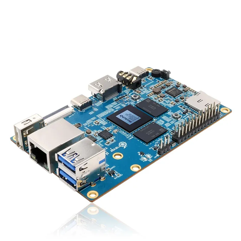 Orange Pi 5 8GB RK3588S PCIE Module External WiFi+BT SSD Gigabit Ethernet Single Board Computer Run Android Debian OS