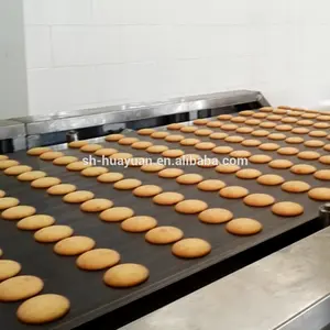 HYQ-1000 Full Automatic Chocolate Pie Cake Sandwich Making Machine/Linha De Produção
