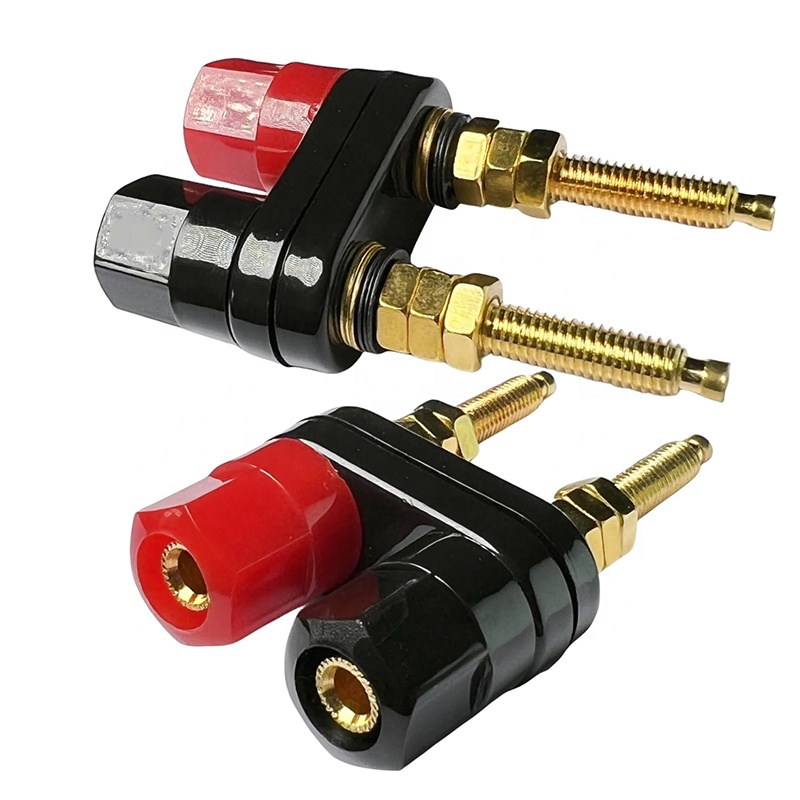 LiebeWH 5set Adaptateur De Fiche Banane Haut-Parleur Fiches Banane 2mm