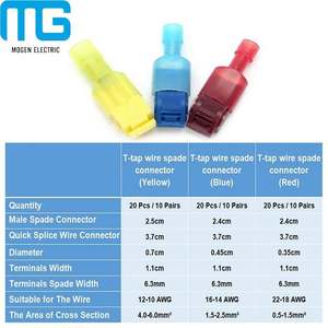 פליז מבודד חוט או כבל משותף זכר מהיר אחוי חיווט מחבר מסוף - Product Image 3