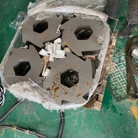 Broyeur à double arbre en plastique Sevenstars 500 kg/h pour pneus usagés à vendre